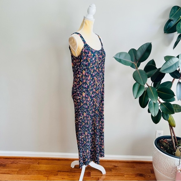 Wild Fable Floral ribbed waistless jumpsuit - Picture 3 of 9